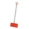 Emsco Group 21in Roller Snow Shovel, Metal Handle, Large D-Grip 1219D-1 - alternate 1